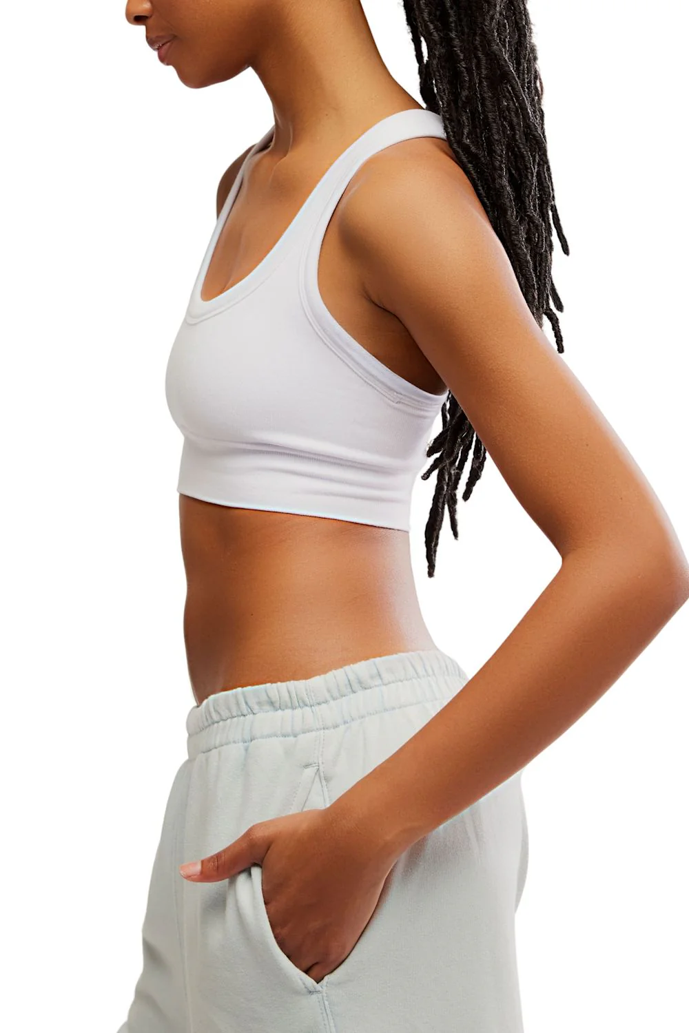 FP Movement Go To Sports Bra for Women in White | OB1677830-WHITE - Image 4