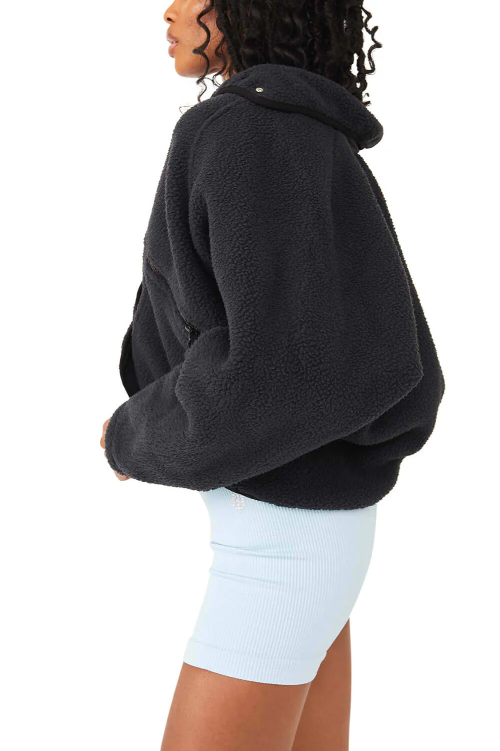 FP Movement Hit The Slopes Fleece Jacket for Women in Black | OB921410-BLACK - Image 8