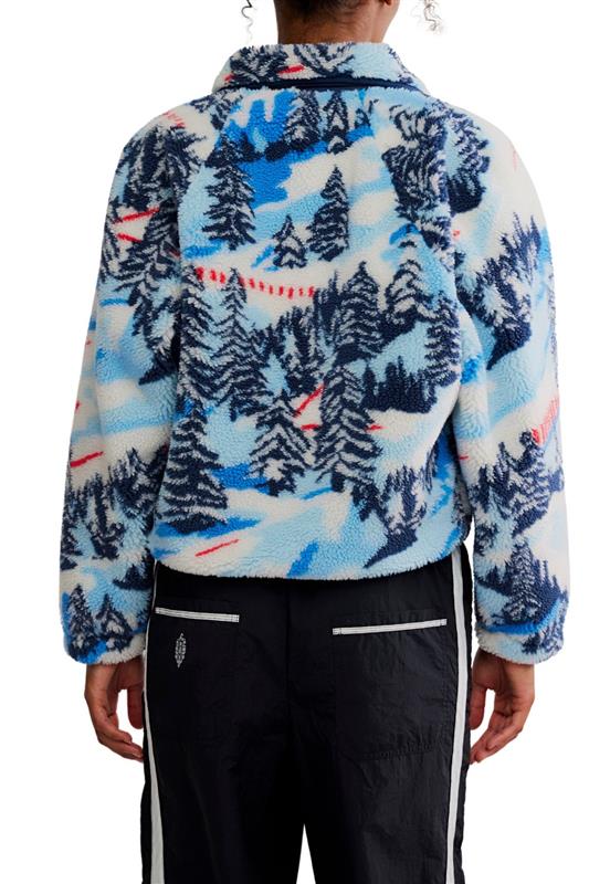 FP Movement Hit The Slopes Printed Fleece Jacket for Women in Alpine Combo | OB1021427-ALPINE - Image 5
