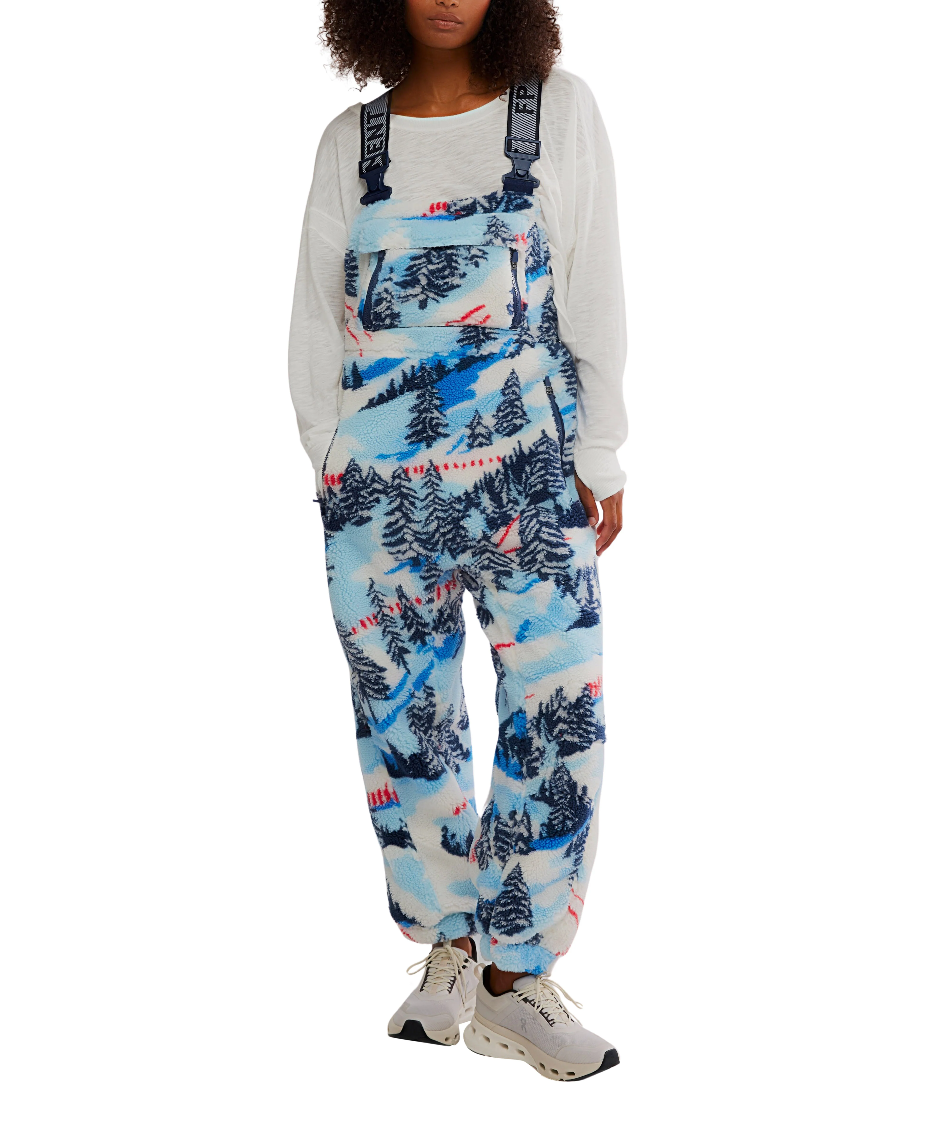 FP Movement Hit The Slopes Printed Salopette for Women in Alpine Combo | OB1605126-ALPINE - Image 4