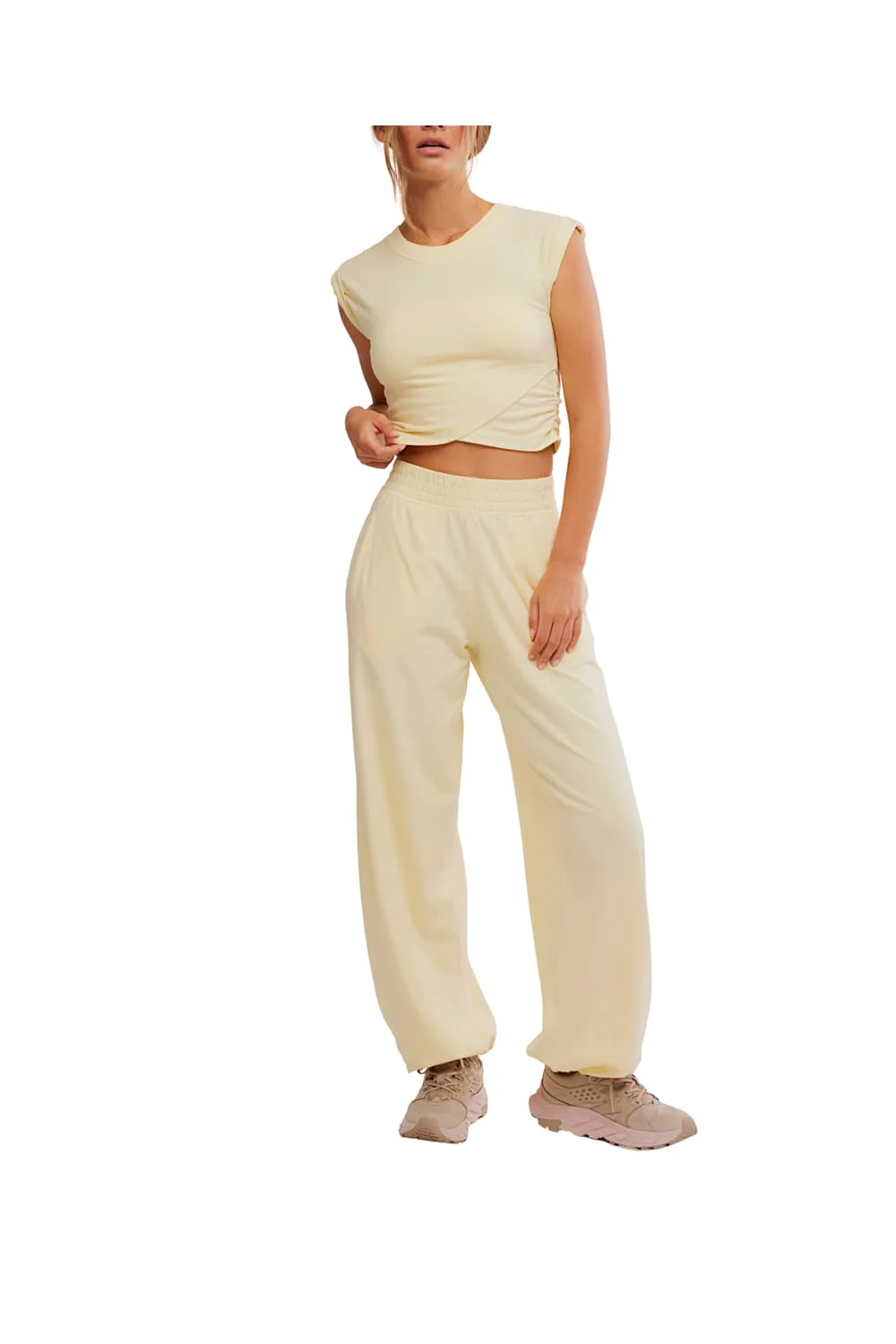 FP Movement Hot Shot Crossover Set for Women in Sunlit Yellow | OB1891907-SUNLITYELLOW - Image 2