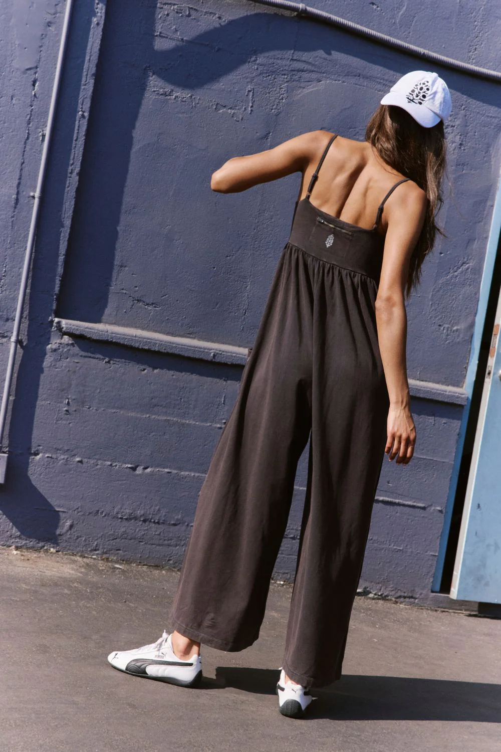FP Movement Hot Shot Strappy Onesie for Women in Black | OB2364582-BLACK - Image 2