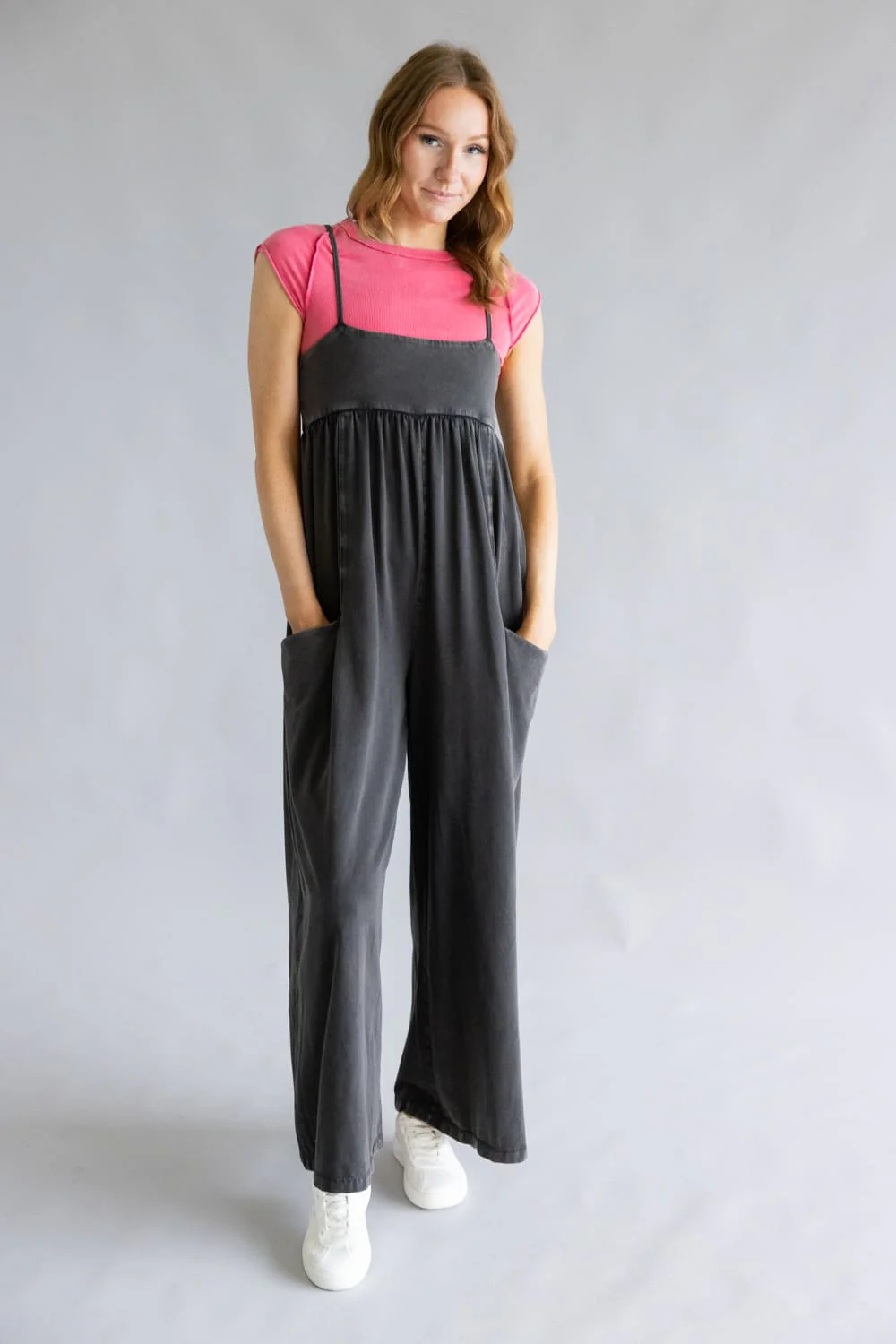 FP Movement Hot Shot Strappy Onesie for Women in Black | OB2364582-BLACK - Image 4