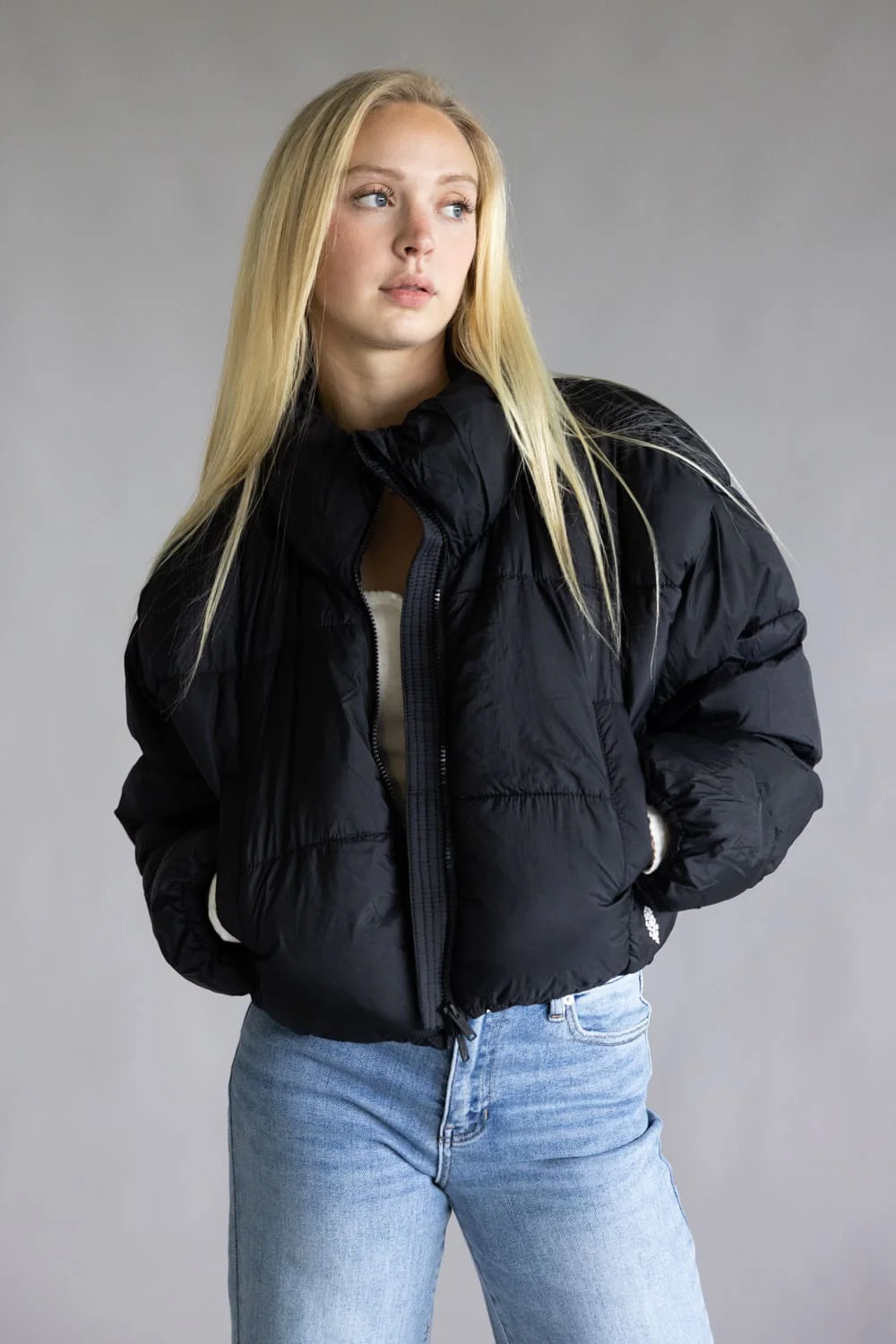 FP Movement In A Bubble Puffer Jacket for Women in Black | OB1698599-BLACK - Image 4