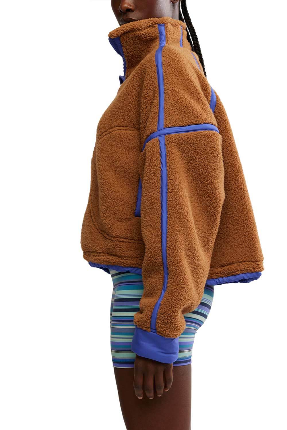 FP Movement Mountain High ½ Zip Fleece for Women in Twig | OB1606838-TWIGCOMBO - Image 6