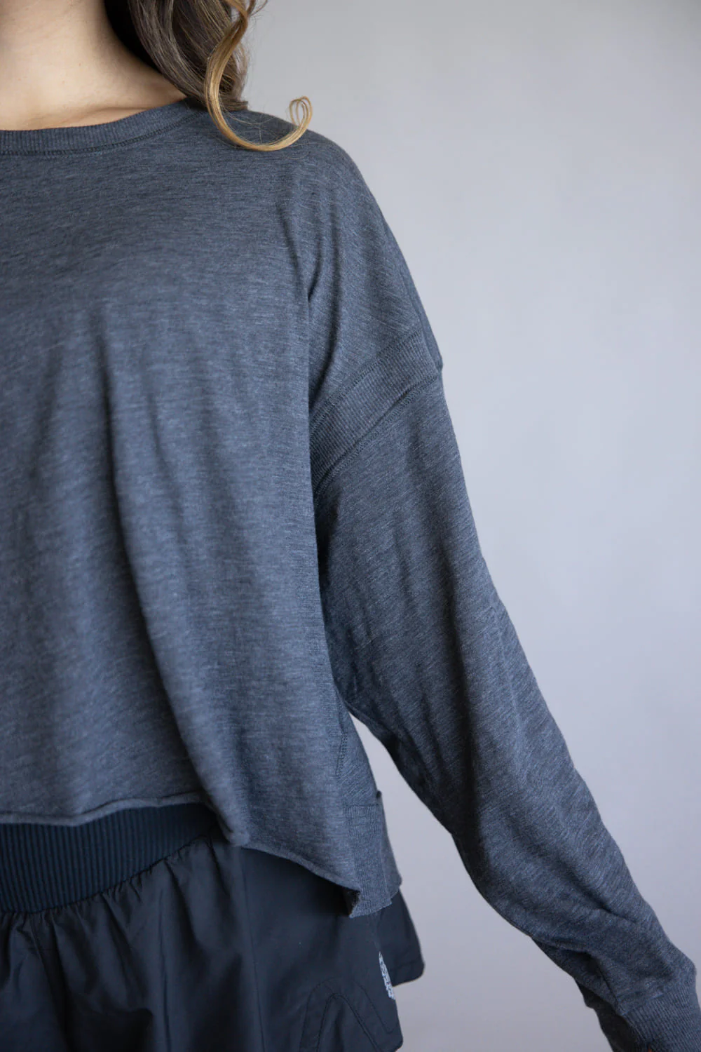 FP Movement My Time Layer Tee for Women in Black | OB1890430-BLACK - Image 4