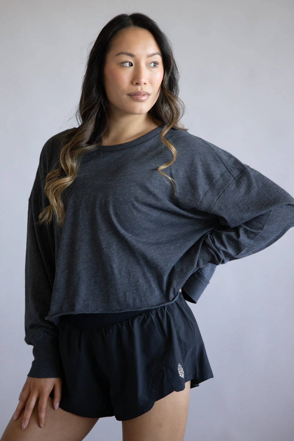FP Movement My Time Layer Tee for Women in Black | OB1890430-BLACK - Image 5