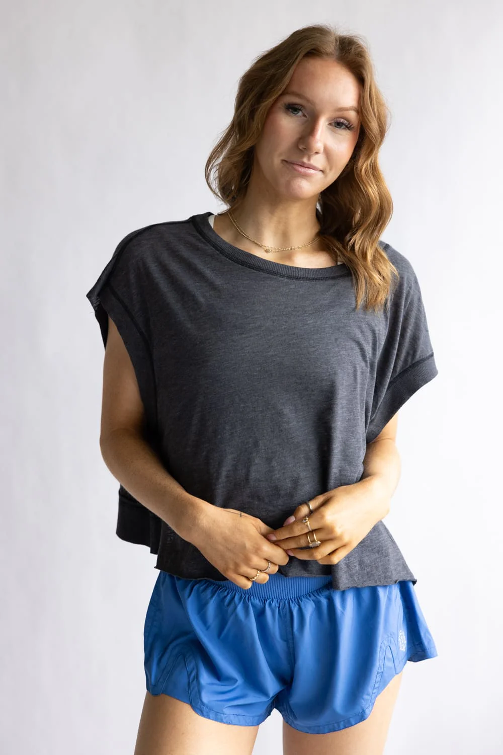 FP Movement My Time Tee for Women in Black | OB1265309-BLACK - Image 4