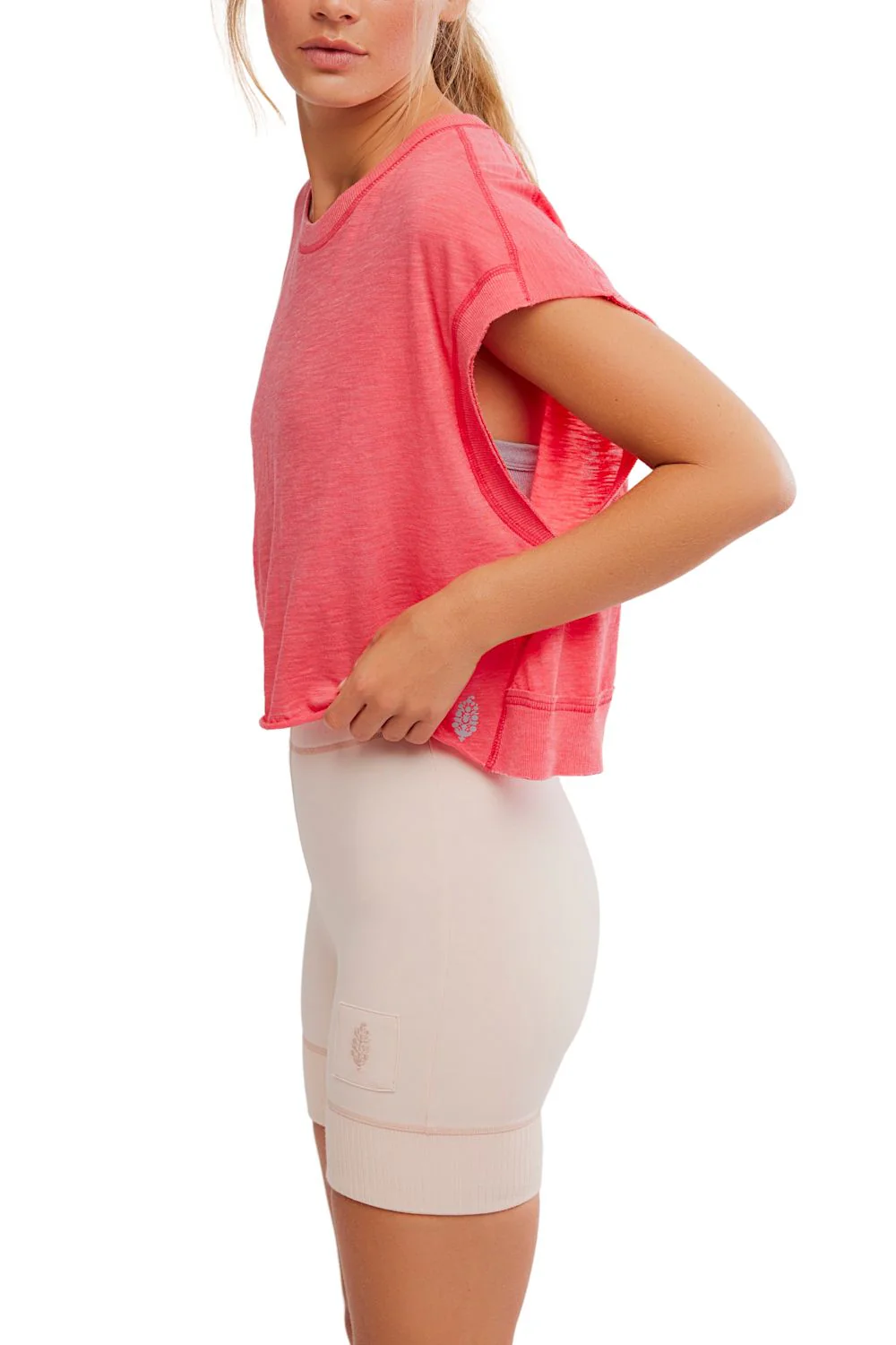 FP Movement My Time Tee for Women in Pastel Grapefruit | OB1265309-GRAPEFRUIT - Image 3
