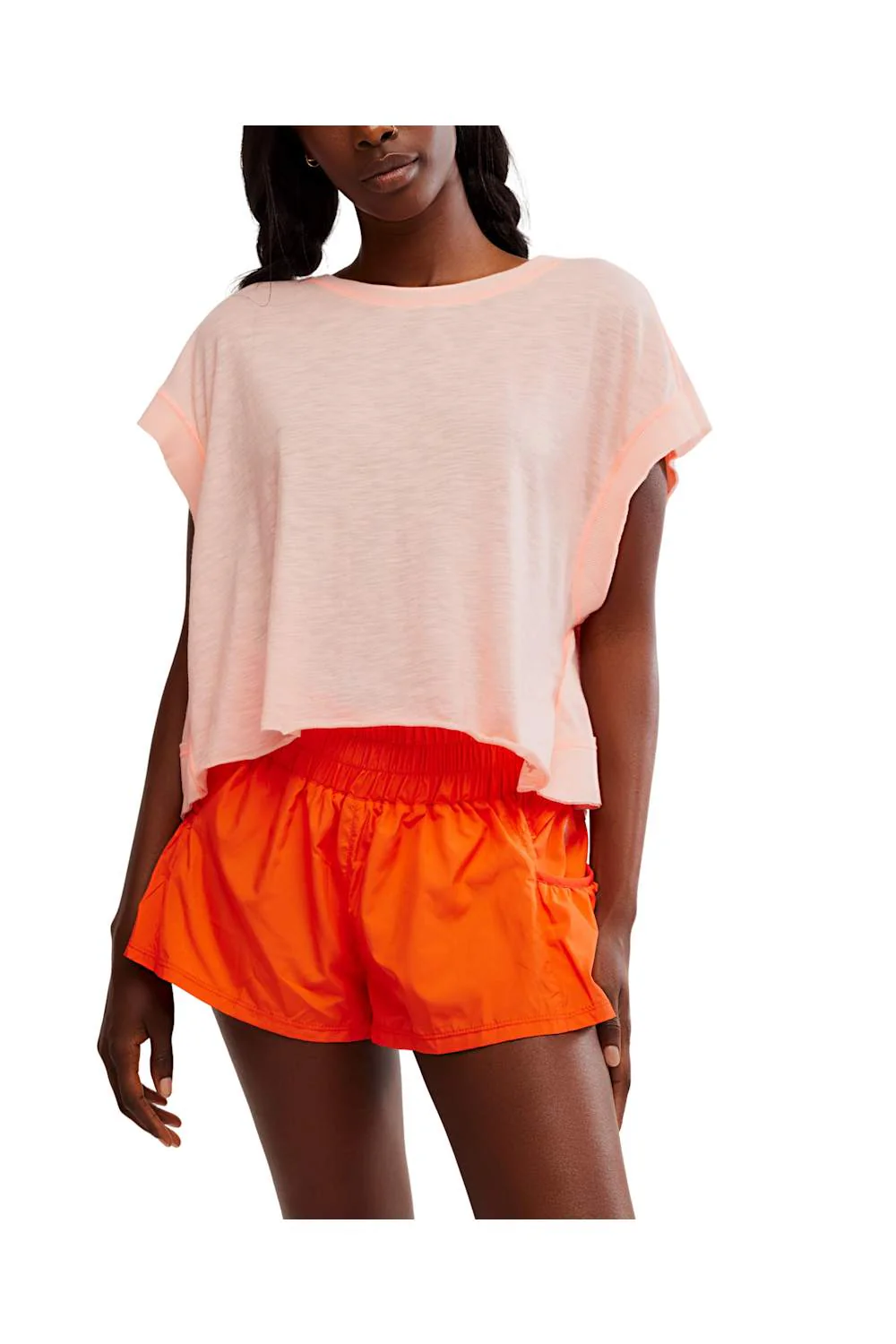 FP Movement My Time Tee for Women in Pastel Peach | OB1265309-PASTELPEACH - Image 5