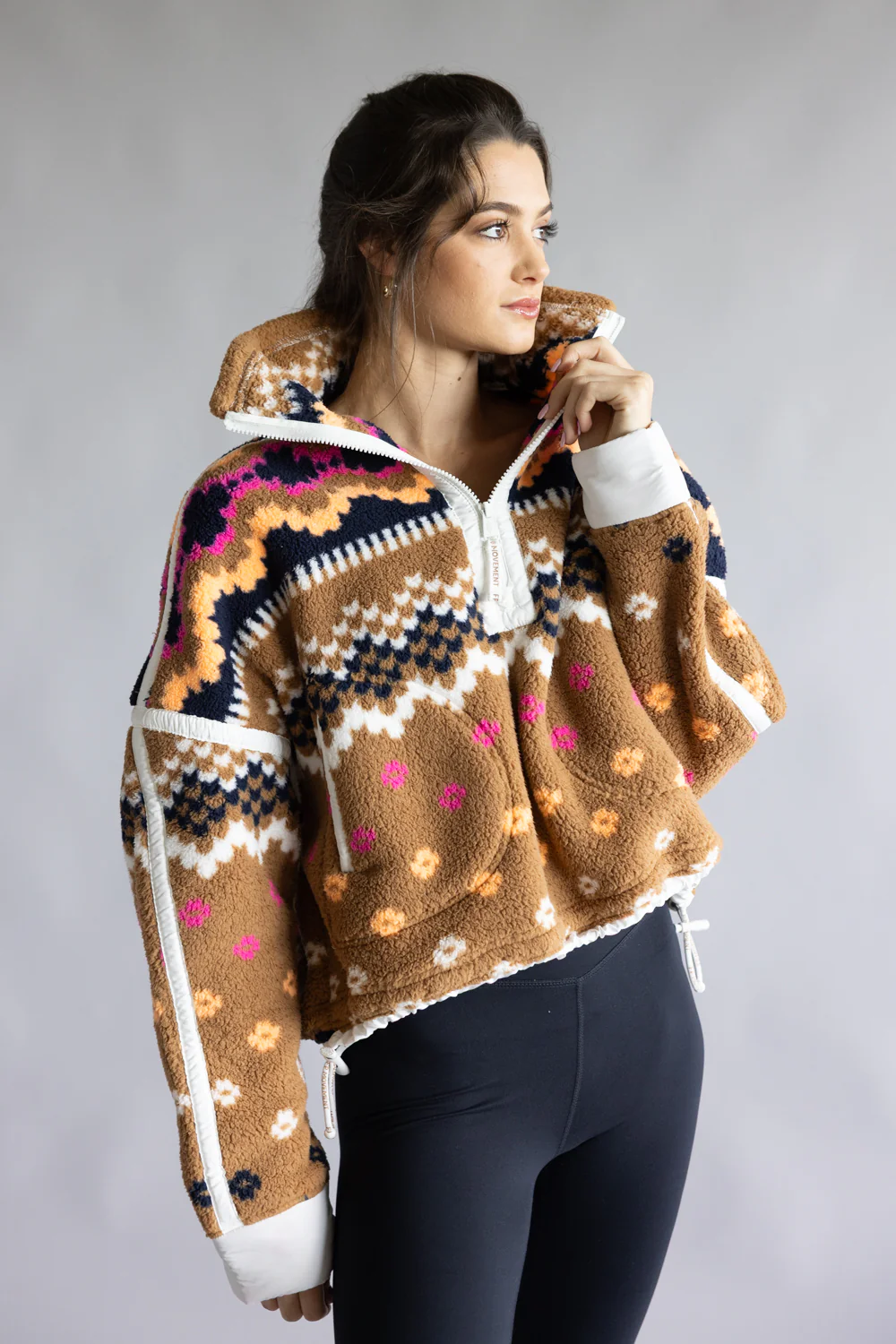 FP Movement Printed Mountain High 1/2 Zip Fleece for Women - Image 3