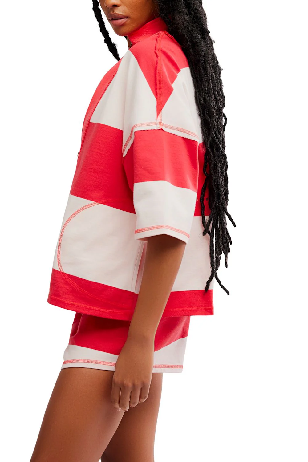 FP Movement Retro Rugby Set for Women in Grapefruit Combo | JT45071-GRAPEFRUITCOMBO - Image 4