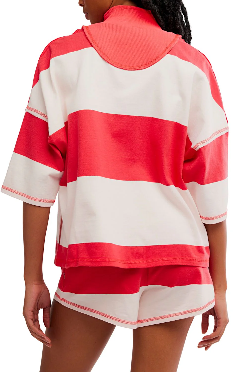 FP Movement Retro Rugby Set for Women in Grapefruit Combo | JT45071-GRAPEFRUITCOMBO - Image 6