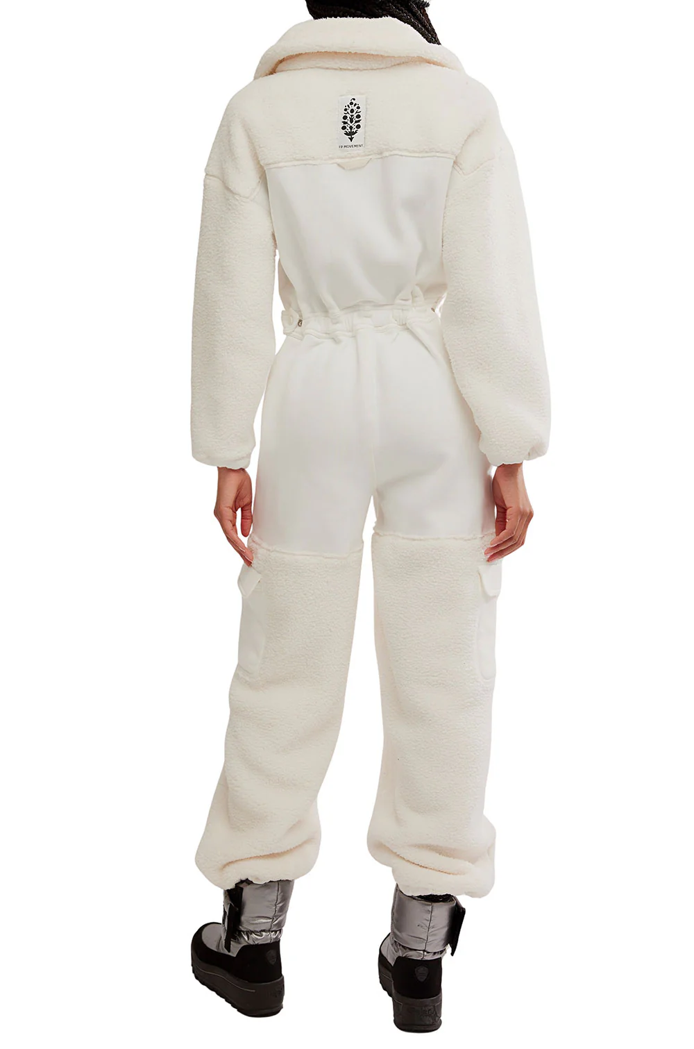 FP Movement Salopette Fleece Coverall for Women in Ivory | OB2348856-IVORY - Image 5