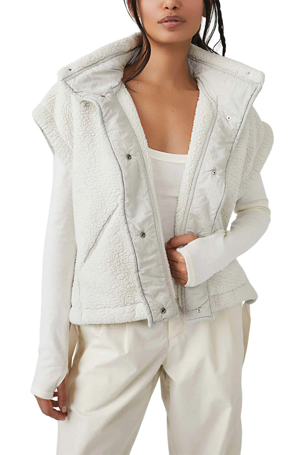 FP Movement Scout It Out Fleece Vest for Women in Birch Tree | OB1451995/OB2310559-BIRCHTREE - Image 4