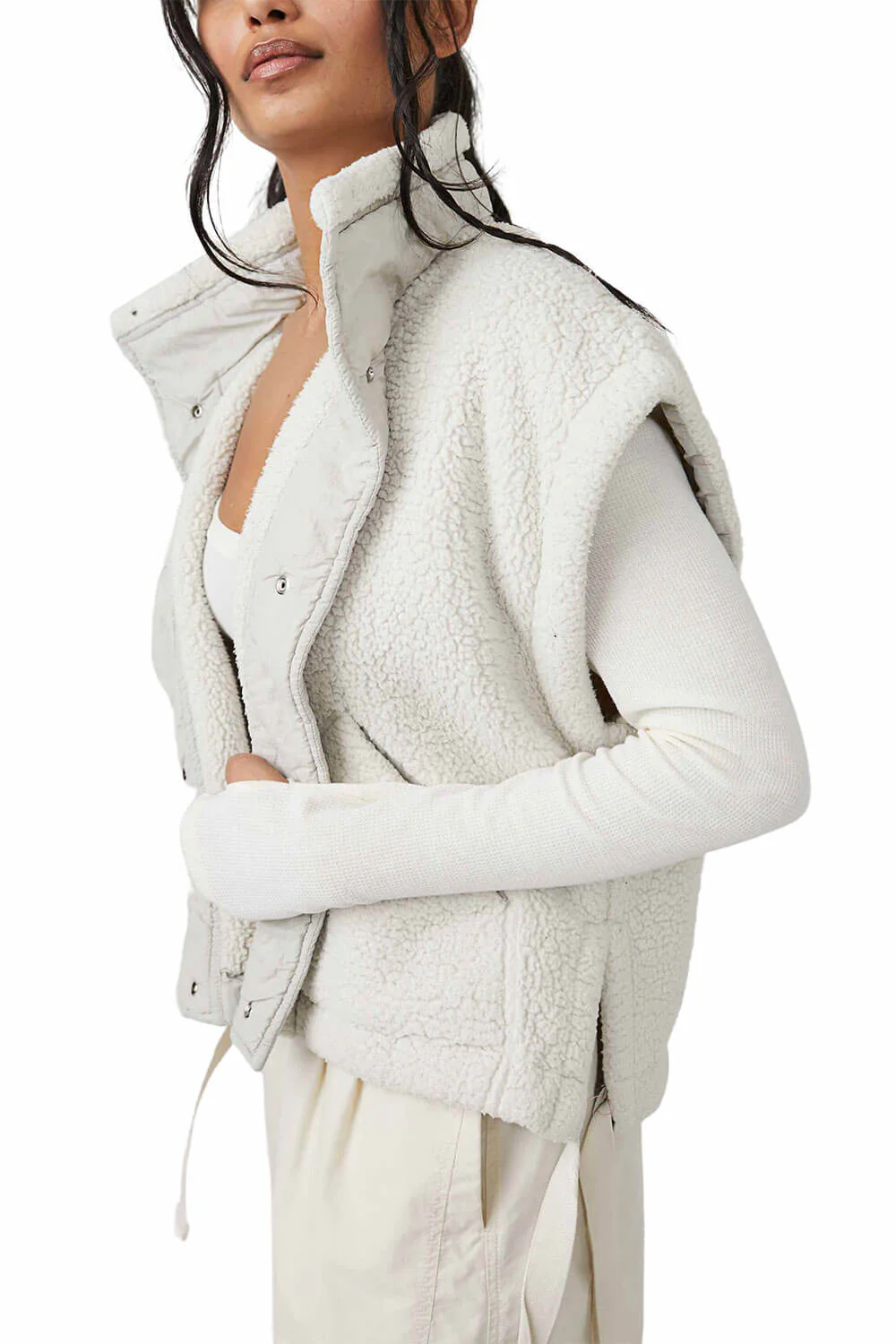 FP Movement Scout It Out Fleece Vest for Women in Birch Tree | OB1451995/OB2310559-BIRCHTREE - Image 5