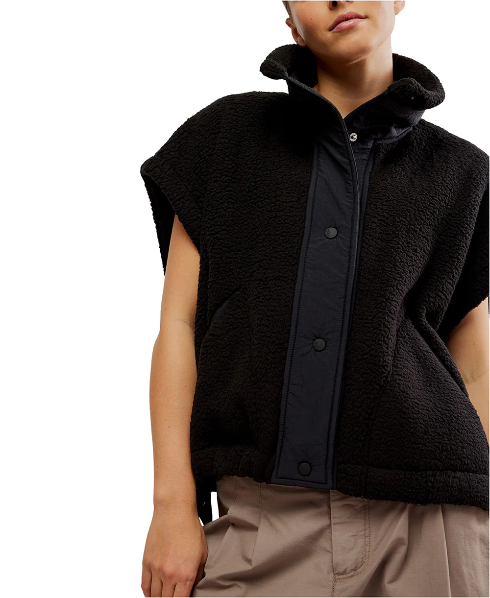 FP Movement Scout It Out Fleece Vest for Women in Black | OB1451995/OB2310559-BLACK - Image 6
