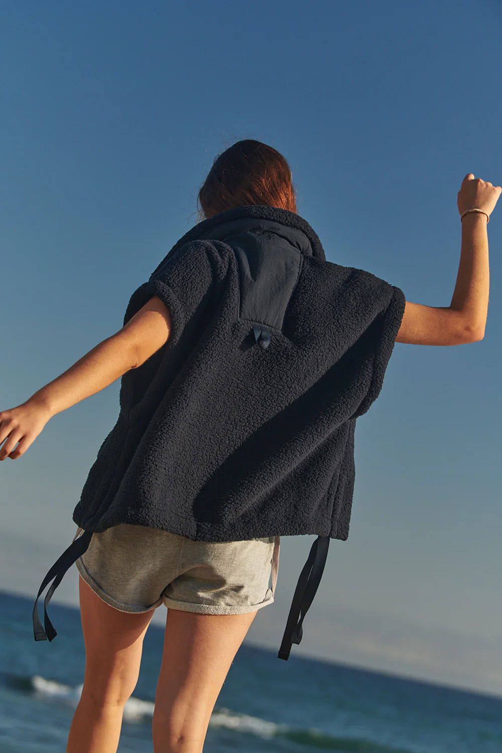 FP Movement Scout It Out Fleece Vest for Women in Black | OB1451995/OB2310559-BLACK - Image 8