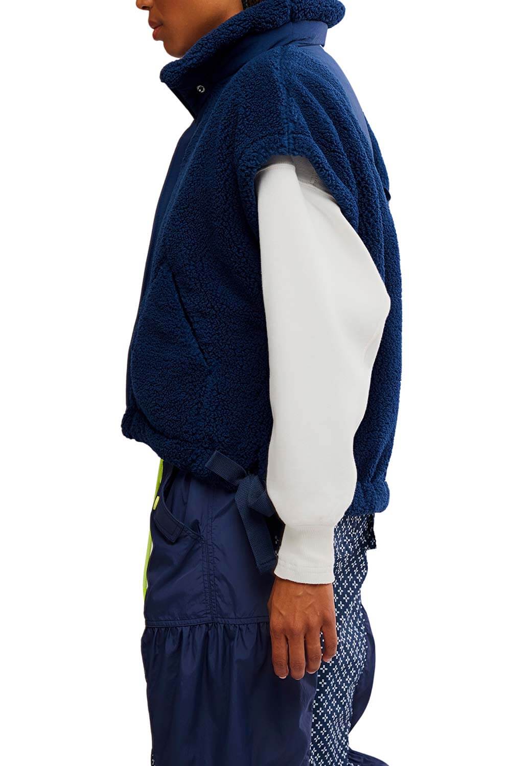 FP Movement Scout It Out Fleece Vest for Women in Navy | OB2310559-NAVY - Image 3