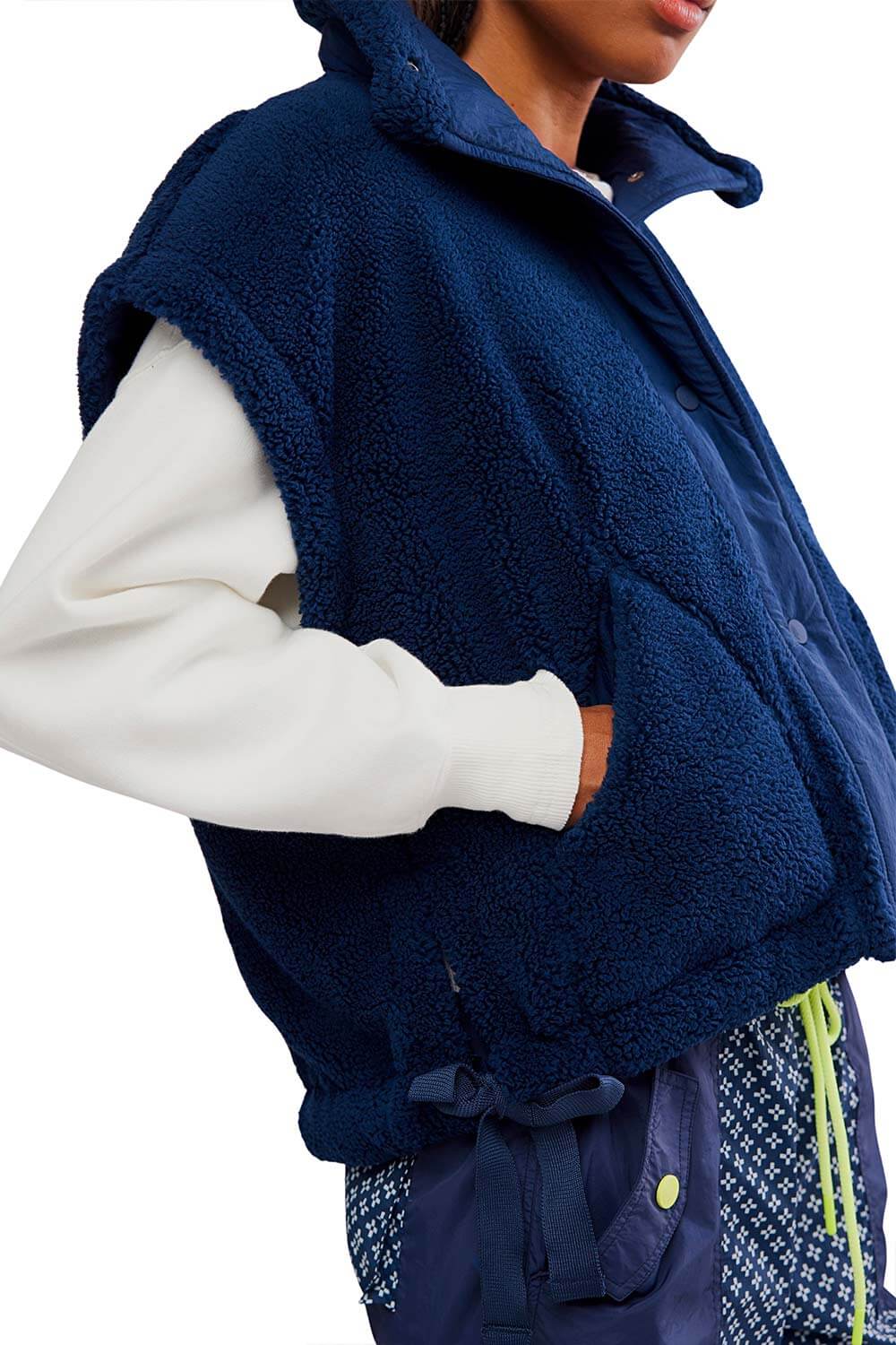 FP Movement Scout It Out Fleece Vest for Women in Navy | OB2310559-NAVY - Image 4