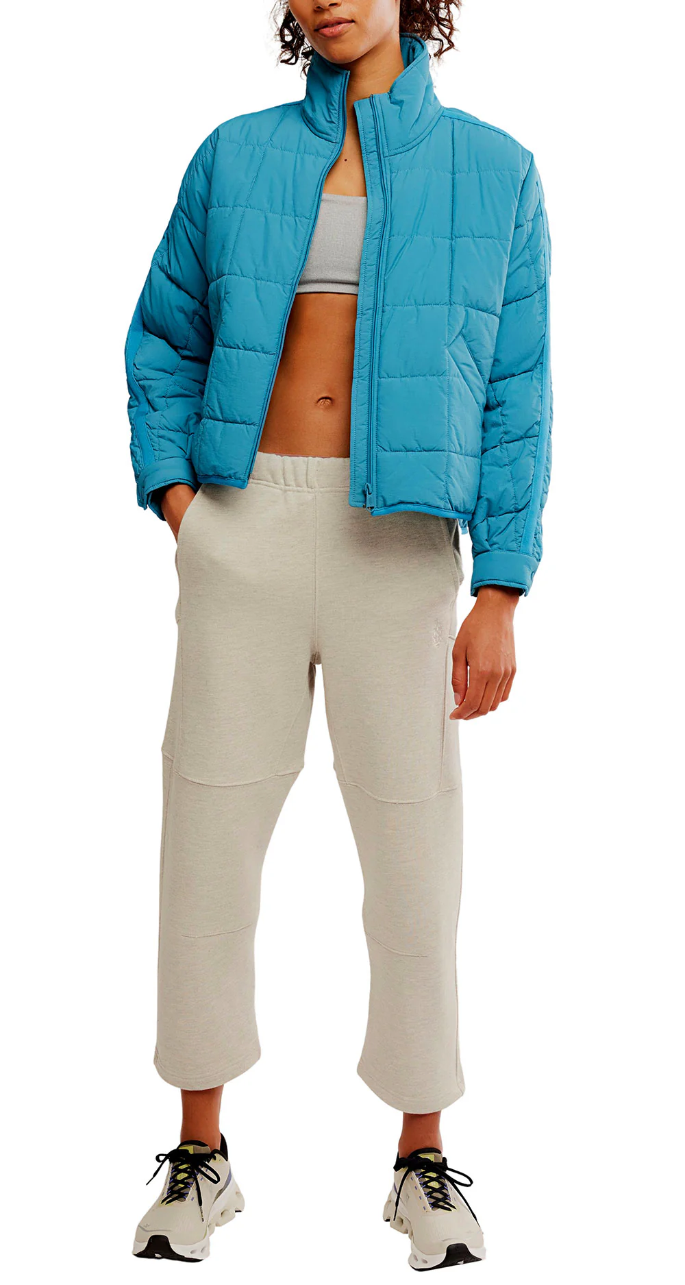 FP Movement Top Score Barrel Pants for Women in Heather Grey | OB2137201-HTHGREY - Image 3