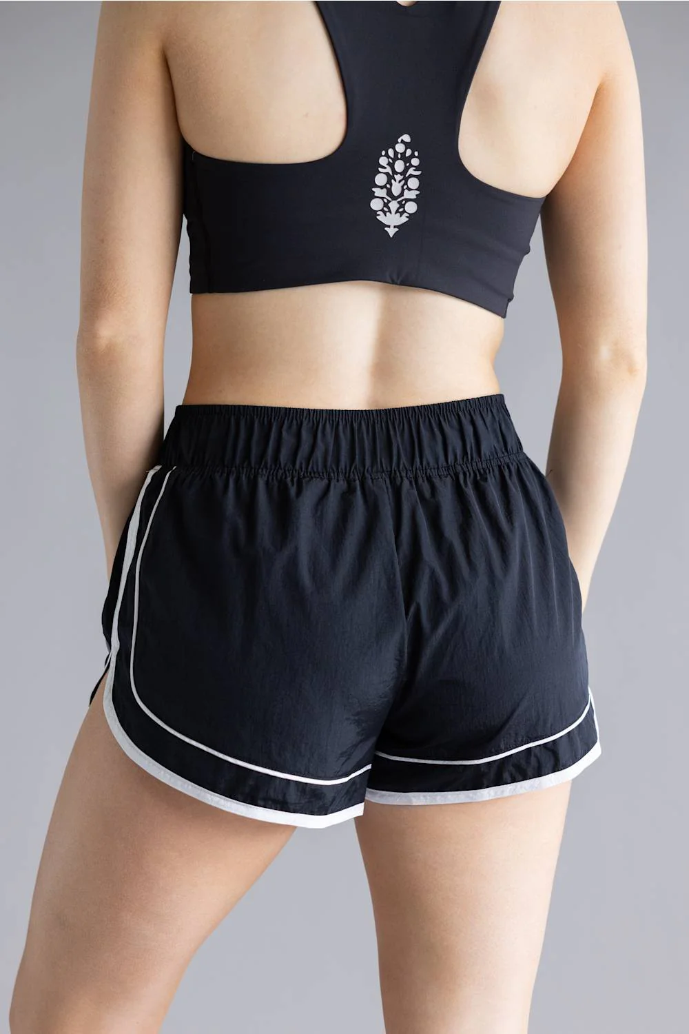 FP Movement Varsity Blues Shorts for Women in Black Combo | OB1776299-BLACK - Image 2