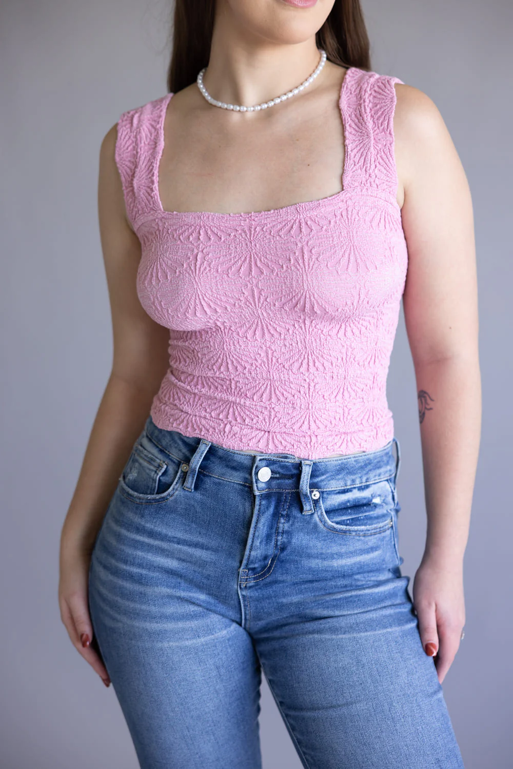 Free People Intimately Love Letter Cami for Women in Orchid Smoke | FT938-5505-ORCHIDSMOKE - Image 3