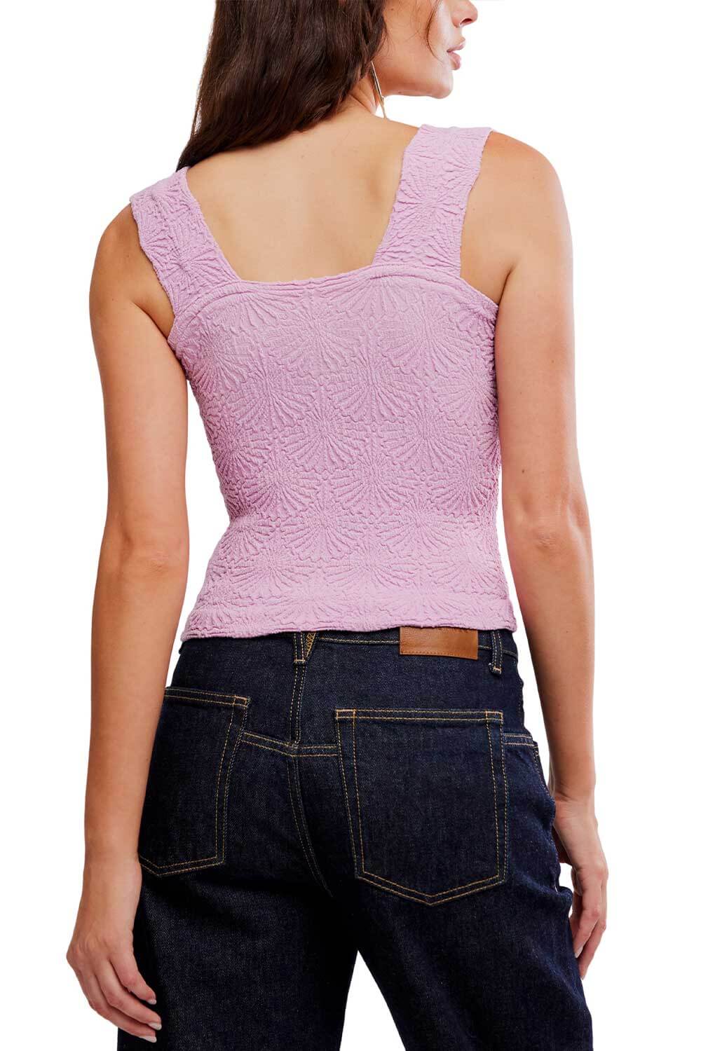 Free People Intimately Love Letter Cami for Women in Pale Orchid | FT938-6617-PALEORCHID - Image 2