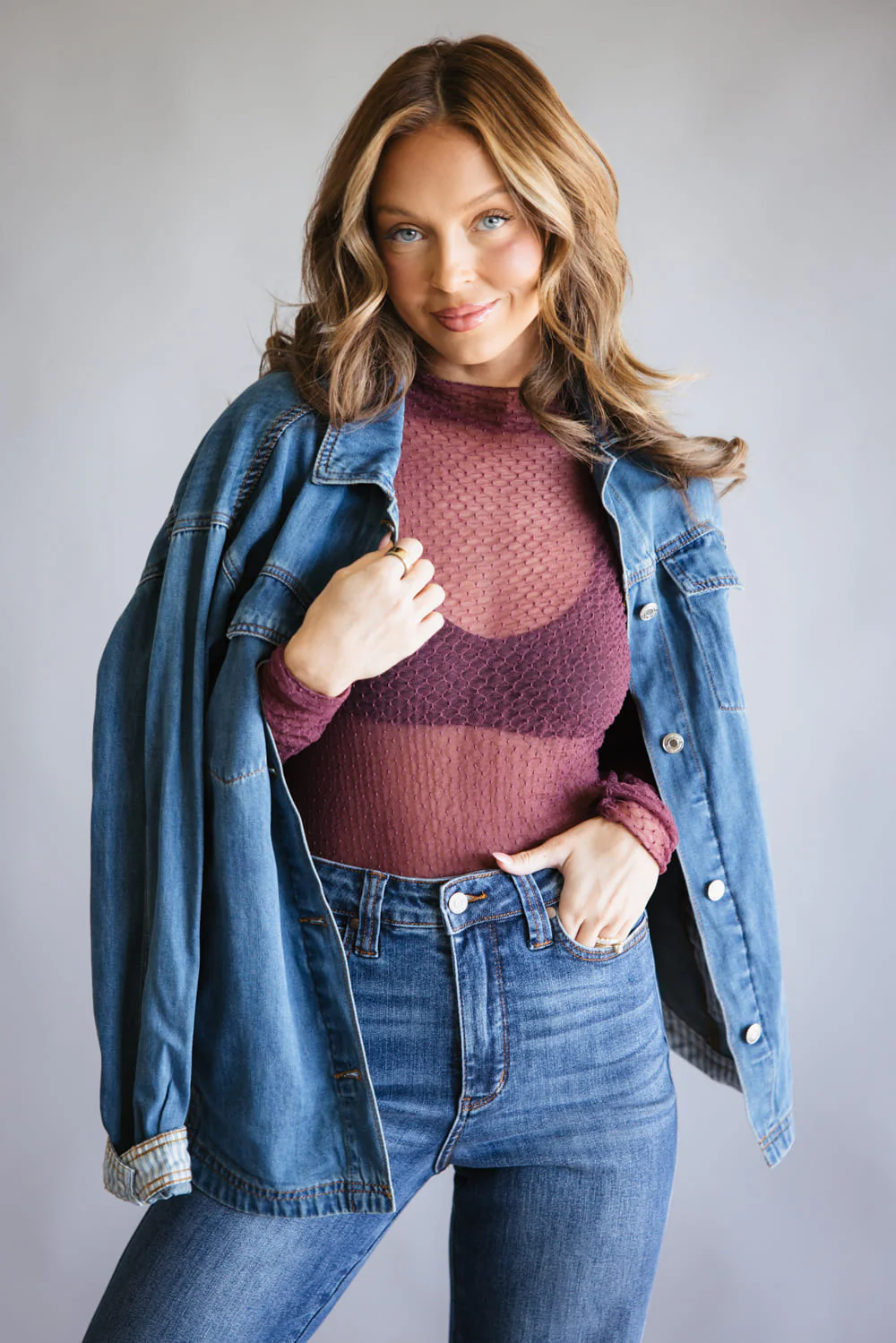 Free People Intimately Minding My Own Business Sheer Layering Top for Women - Image 4