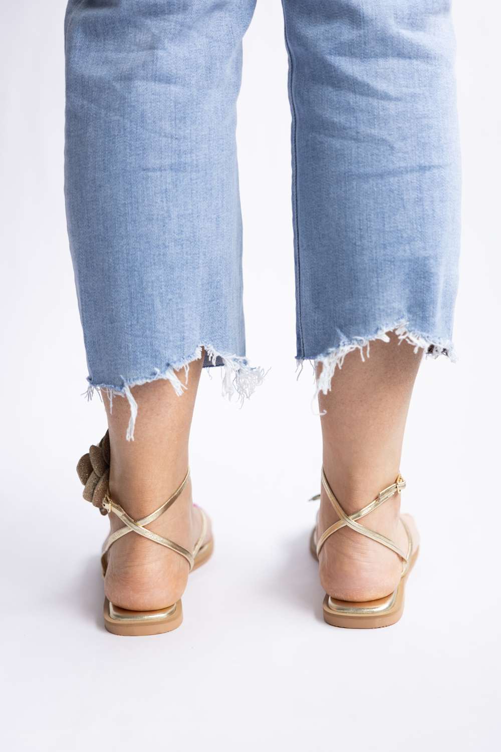 Free People Mismatch Magnolia Sandals for Women in Gold | OB2409749 - Image 5