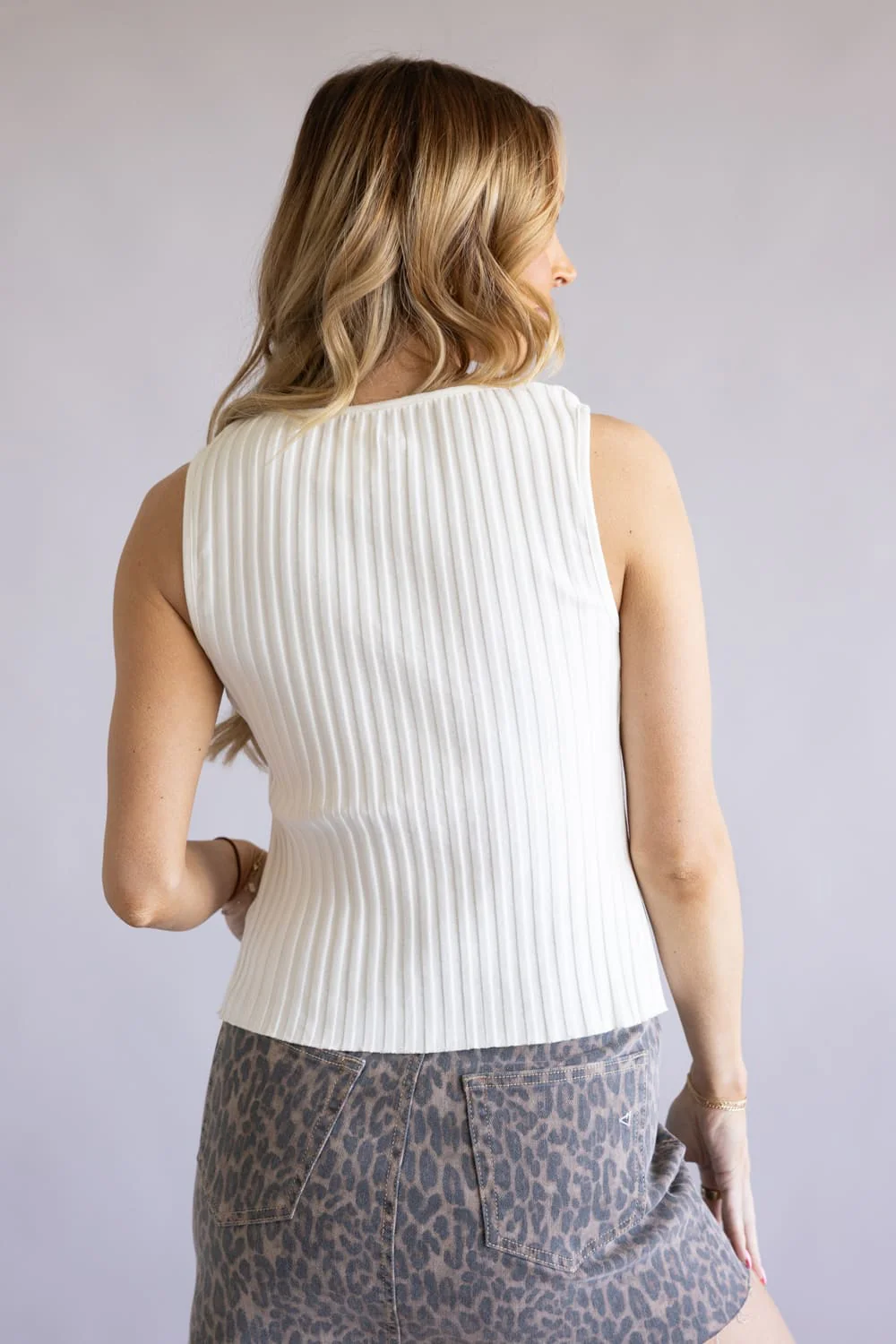 Free People Tilly Sweater Vest for Women in Ivory | OB2078588-1103 - Image 4
