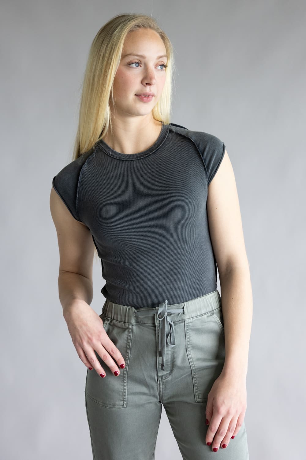 Free People We The Free Ever Had Tee for Women in Black | OB1878958-0010-BLACK - Image 4
