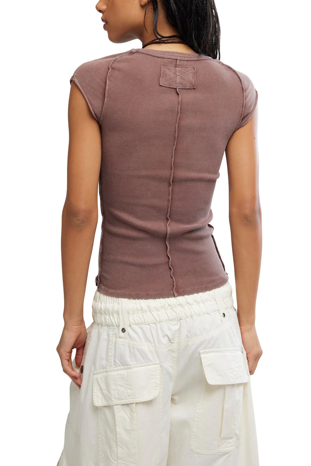 Free People We The Free Ever Had Tee for Women in Brunette | OB1878958-2200-BRUNETTE - Image 4