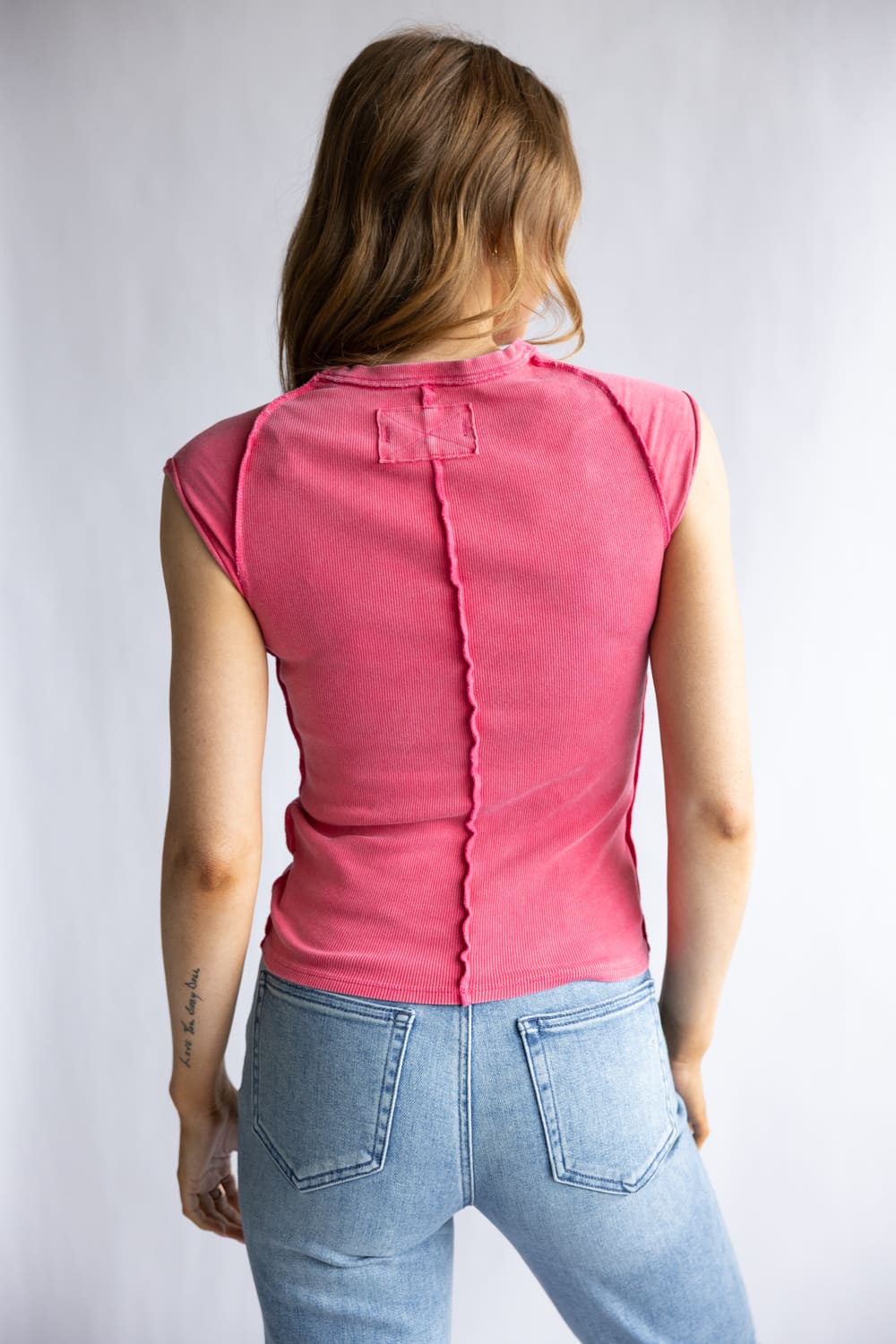 Free People We The Free Ever Had Tee for Women in Hibiscus Pop | OB1878958-6603-HIBISCUSPOP - Image 3
