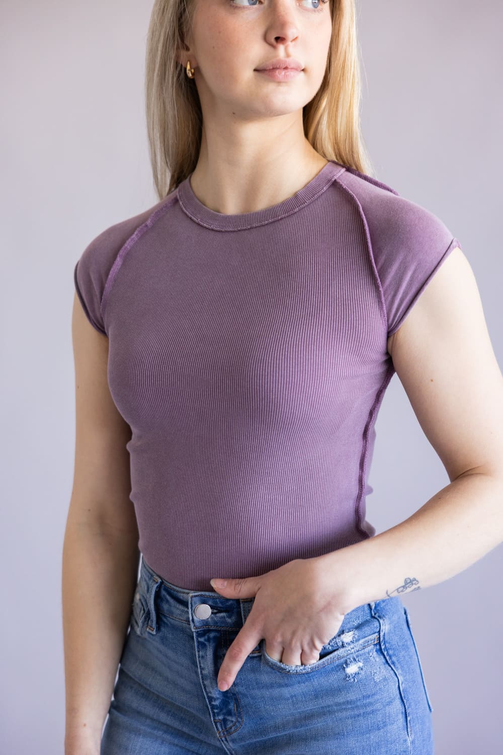 Free People We The Free Ever Had Tee for Women in Orchid | OB1878958-5505-ORCHID - Image 2