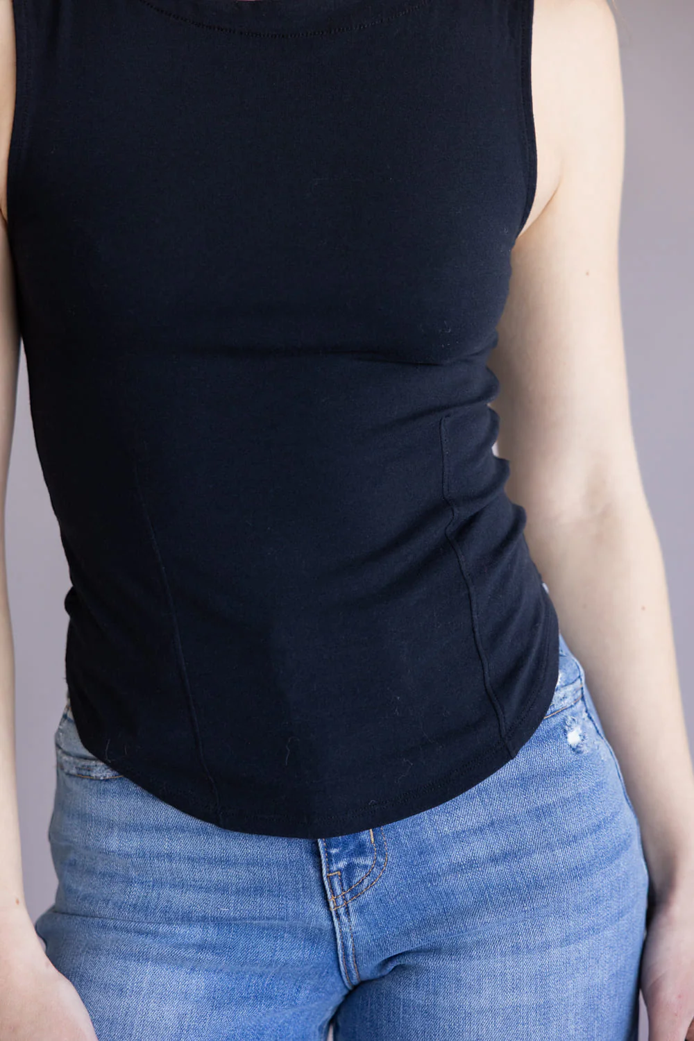 Free People We The Free Iconic Tank for Women in Black | OB2441195-0010-BLACK - Image 3