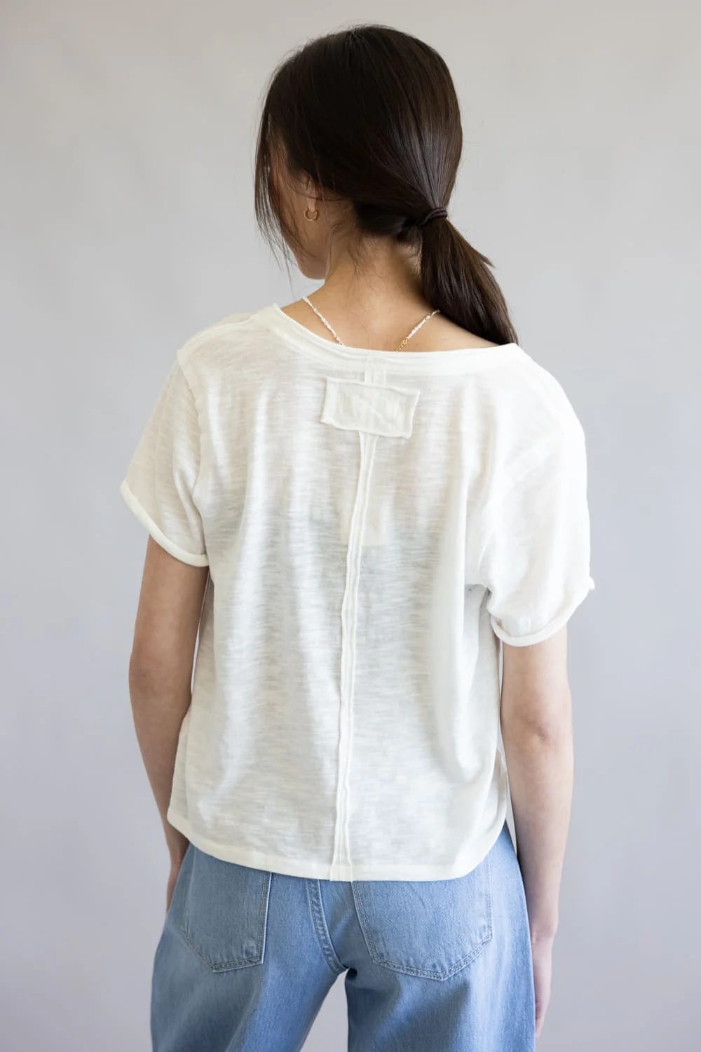 Free People We The Free Take 2 Tee for Women in Clean Ivory | OB2268456-1103-CLEANIVORY - Image 2