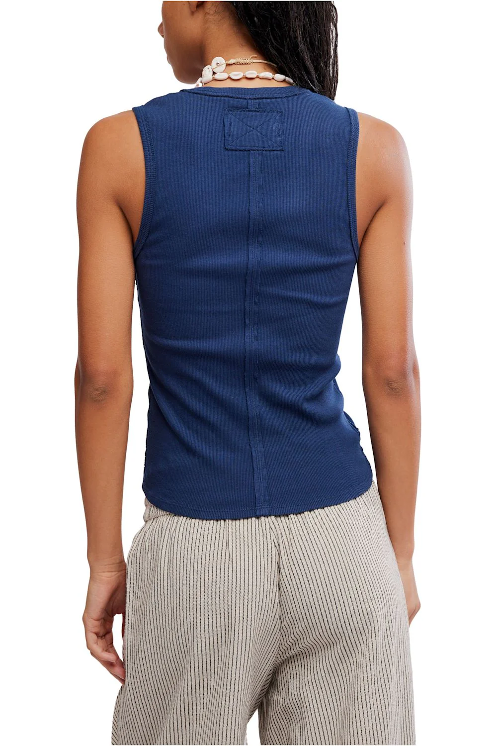 Free People We The Free Neria V-Neck Tank for Women in Deeper Iris | OB2180045-2134-DEEPERIRIS - Image 4