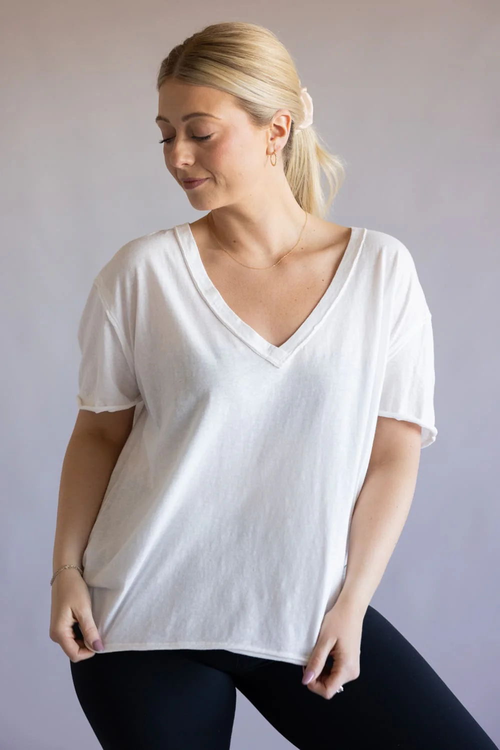 Free People We The Free Nina Tee for Women in Ivory | OB1984242-1103-IVORY - Image 4