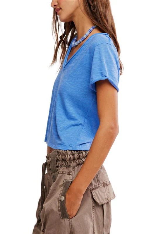 Free People We The Free Take 2 Tee for Women in Cornflower Combo | OB2268456-5413-CORNFLOWERCOMBO - Image 3