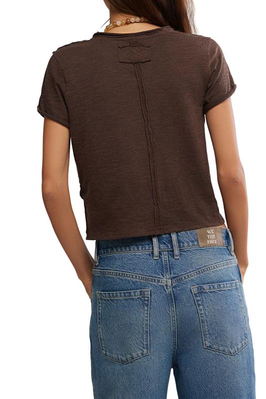 Free People We The Free Take 2 Tee for Women in Double Espresso Combo | OB2268456-2200-DOUBLEESPRESSOCOMBO - Image 2