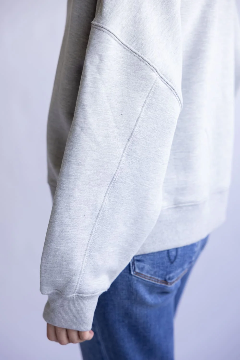 Free People We The Free Timeless Pullover for Women in Heather Grey | OB2314740-0016-HEATHERGREY - Image 3