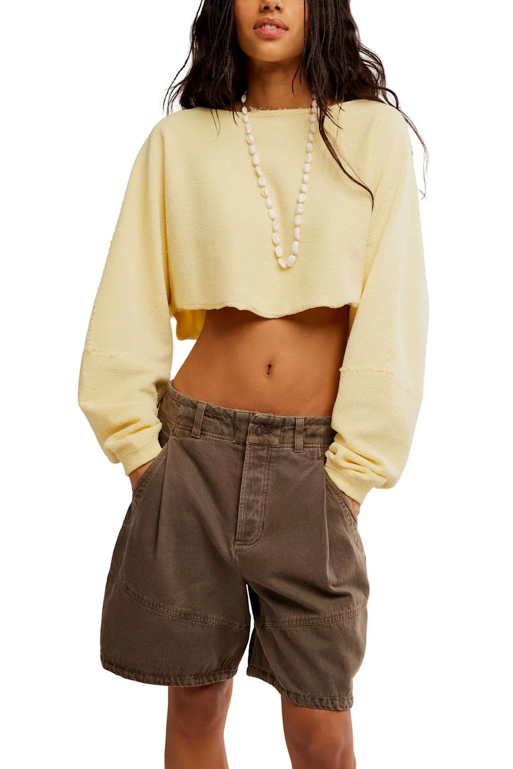 Free People We The Free To The East Pullover for Women in Double Butter | OB2537696-7700-DOUBLEBUTTER - Image 3