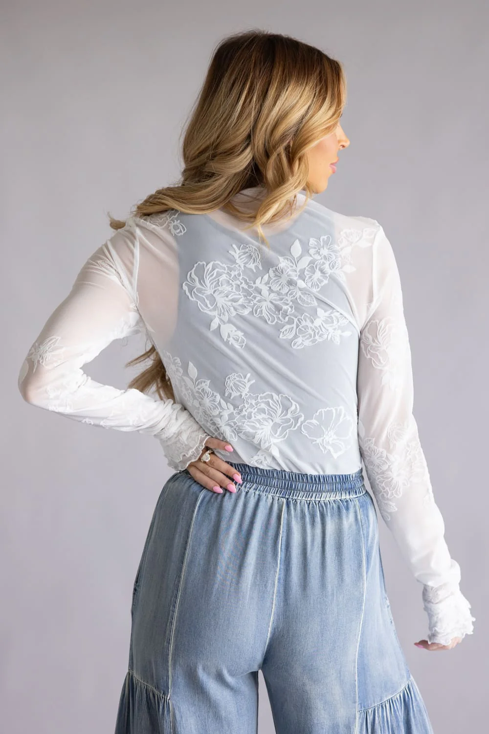 Free People You Decide Long Sleeve for Women in Ivory | OB2316923-1103-IVORY - Image 2