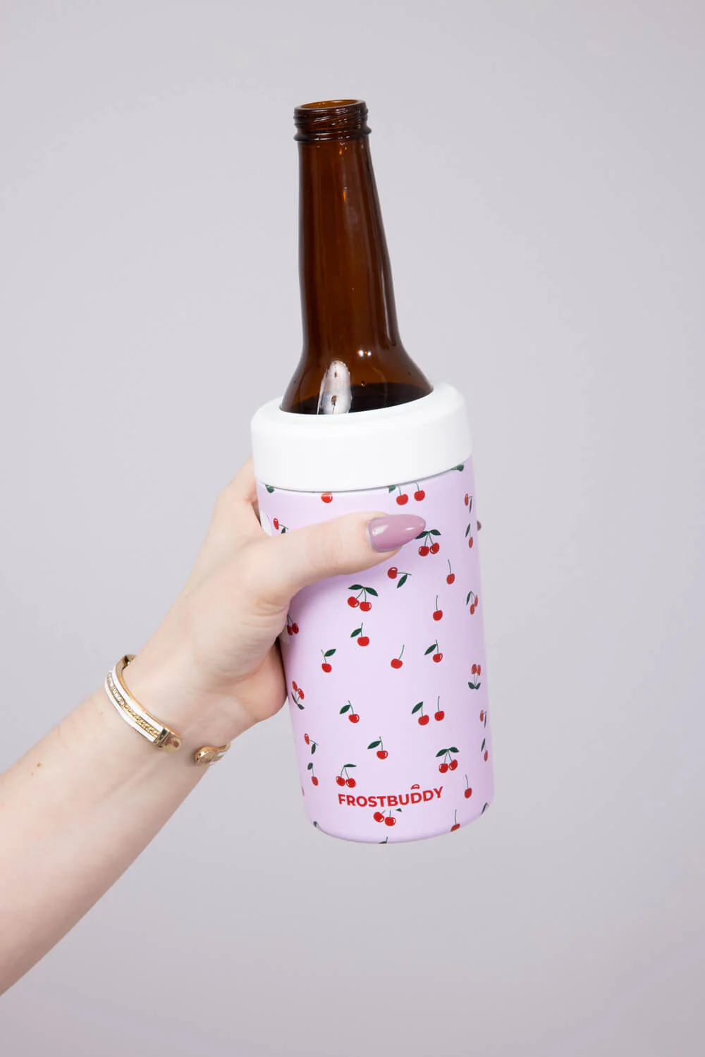 Frost Buddy Universal Buddy Cherry Can Cooler in Pink | C-C-WHITE-CHERRYGLIKS-UNI - Image 2