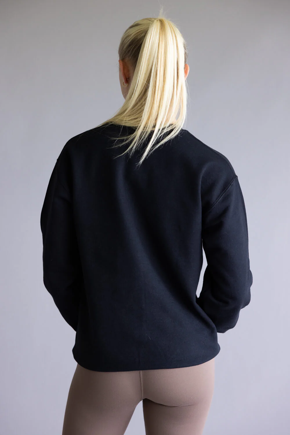 Gameday Camo Sweatshirt for Women in Black  | CREW-GAMEDAY-BLACK - Image 2