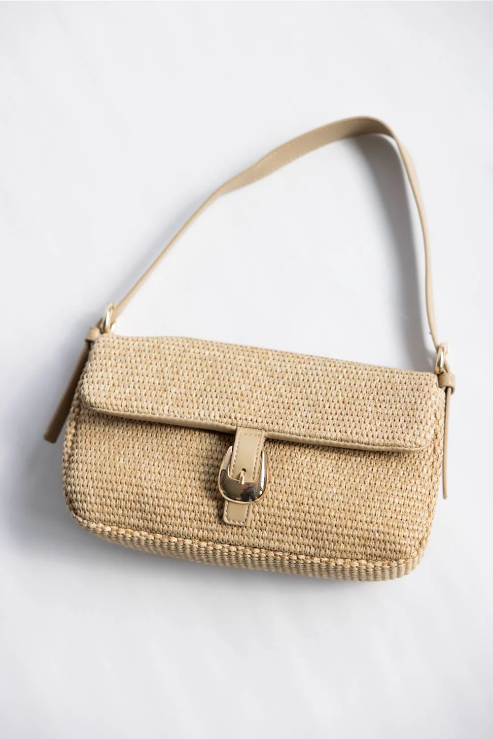 Gloria Straw Shoulder Bag for Women in Natural | 61647STR-NATURAL - Image 2