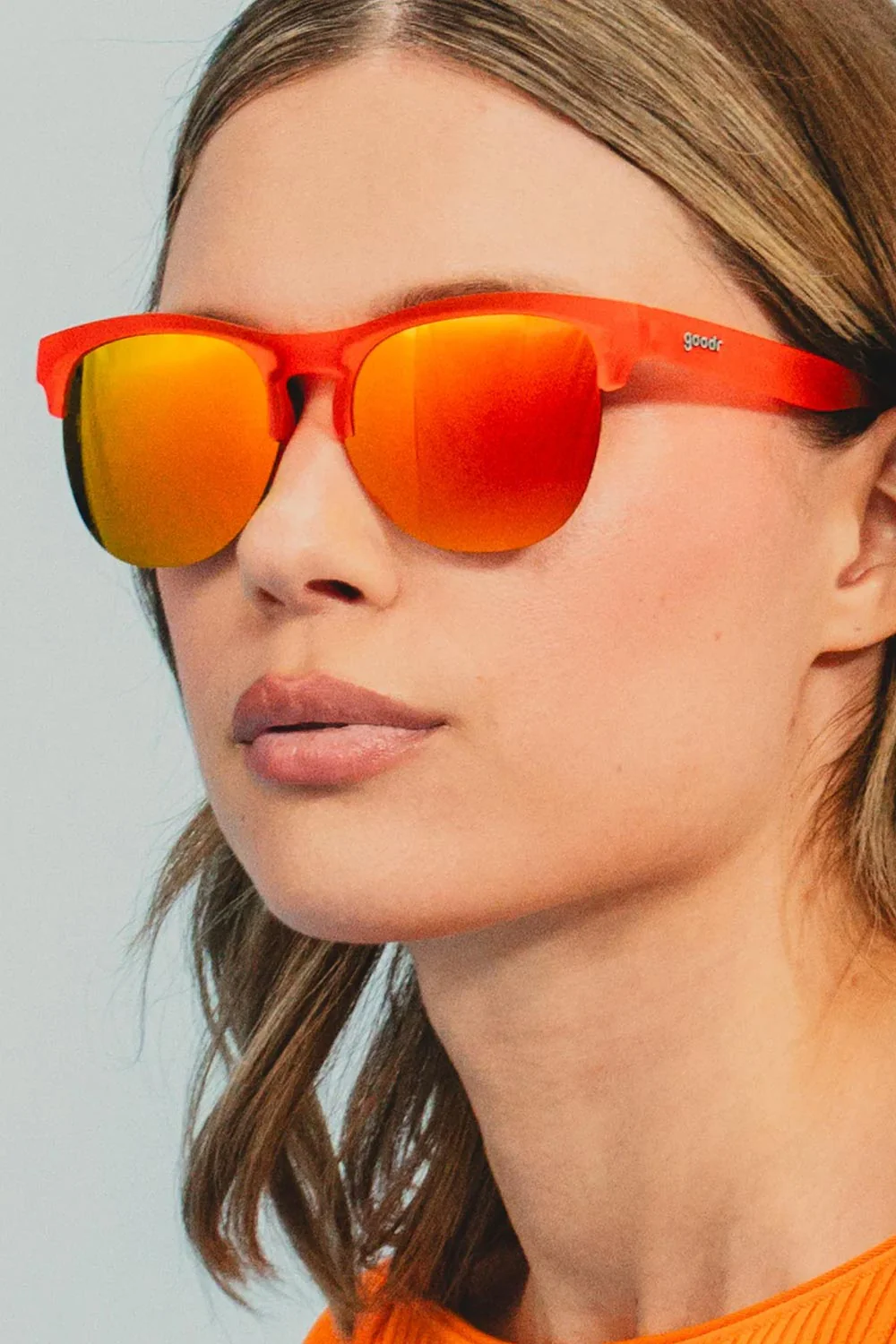 goodr Château de Maraschino Avant G Sunglasses in Red/Orange | G00636-AVG-01 - Image 2