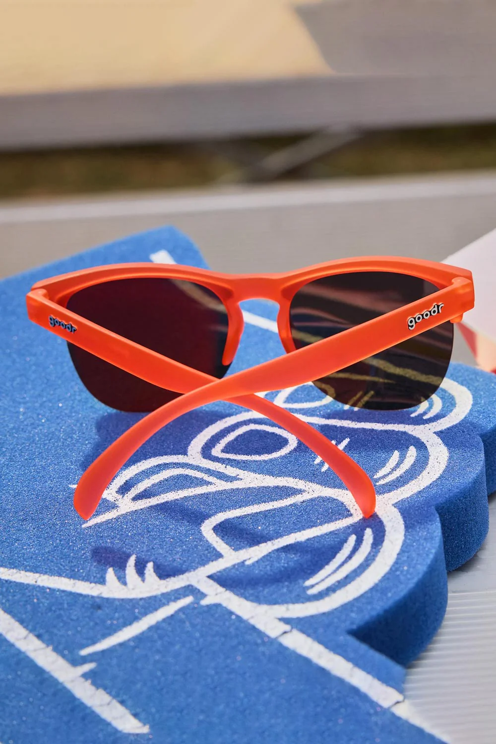 goodr Château de Maraschino Avant G Sunglasses in Red/Orange | G00636-AVG-01 - Image 4