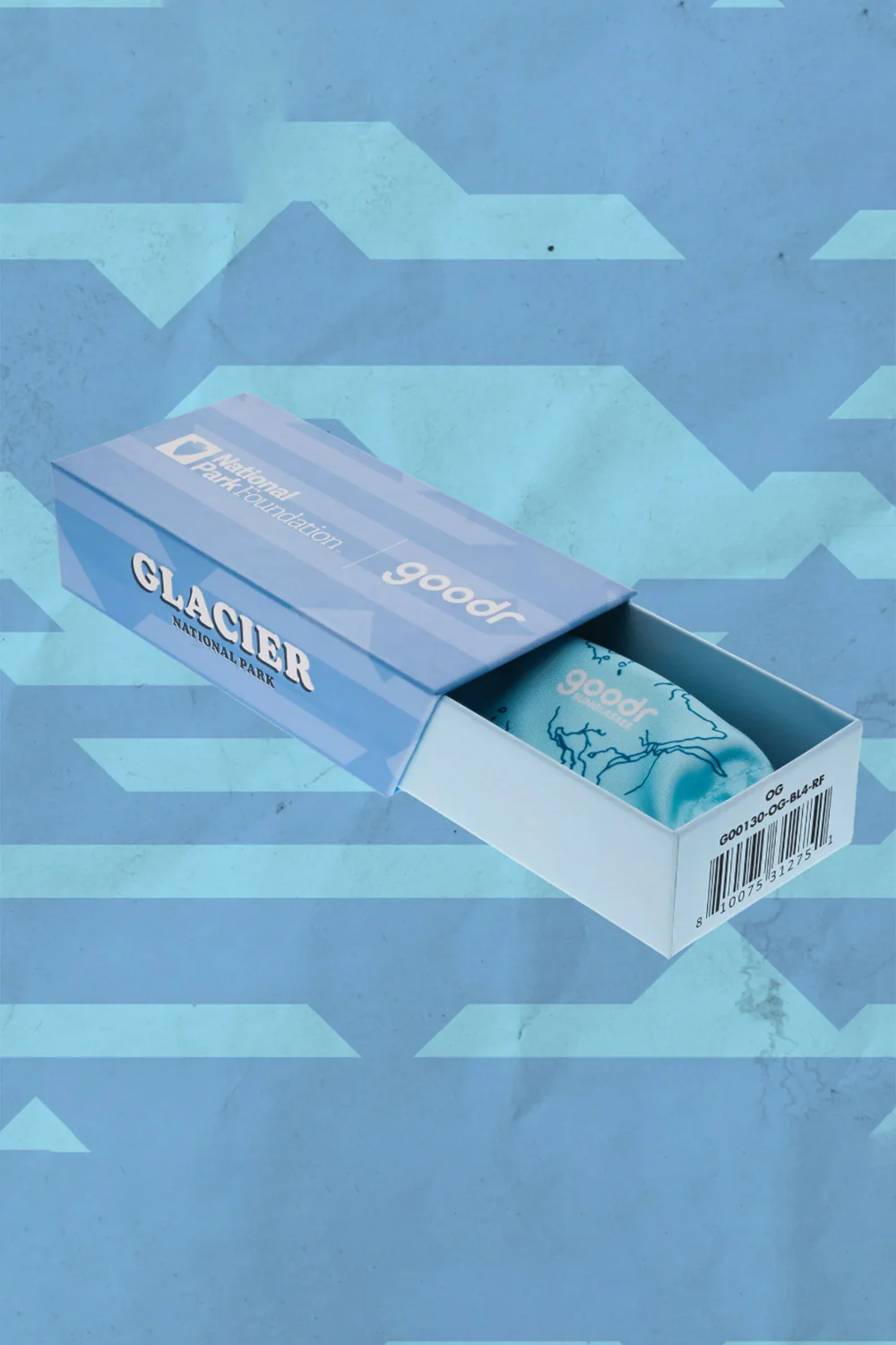 goodr Glacier National Park OG Sunglasses in Blue | G00130-OG-BL4-RF - Image 3